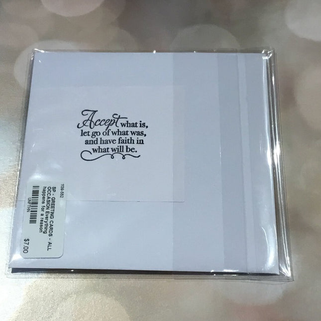 Everything happens for a reason