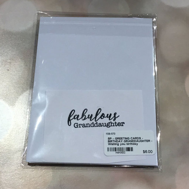 GRANDDAUGHTER - Wishing you birthday surprises