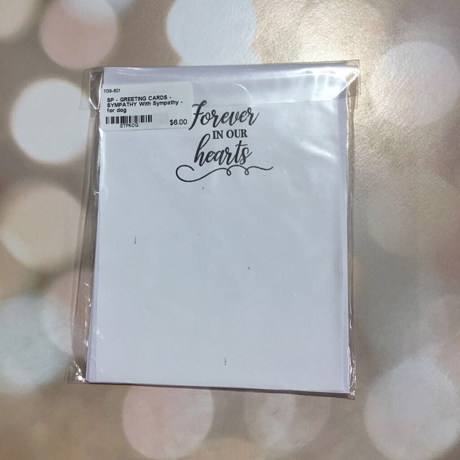 With Sympathy - for dog