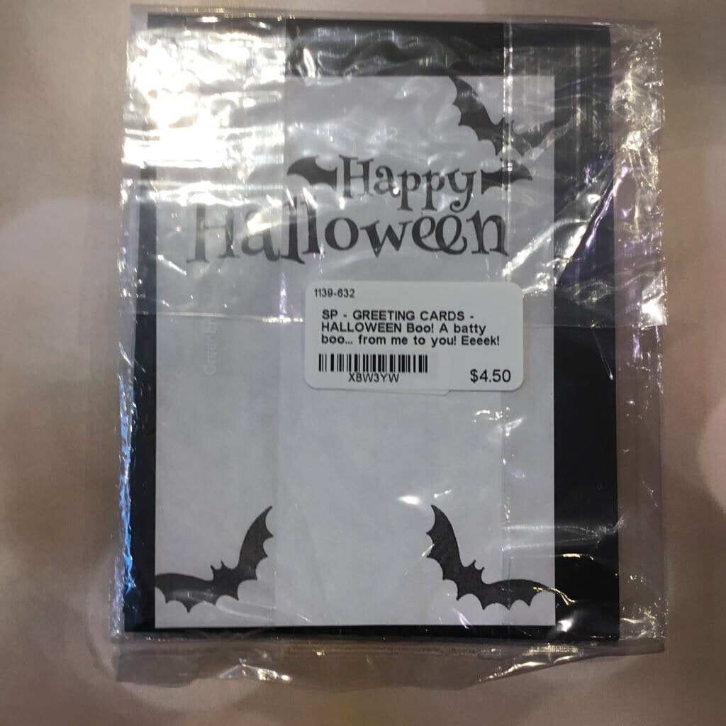 Boo! A batty boo... from me to you! Eeeek!