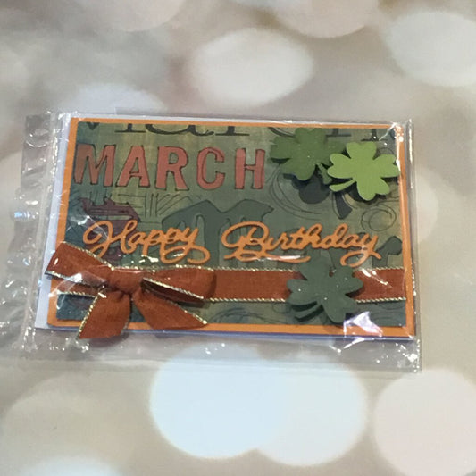 Happy Birthday - March