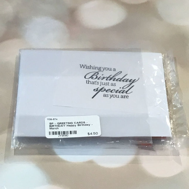 Happy Birthday - March