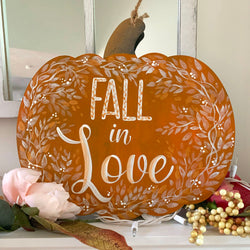 FALL IN LOVE PUMPKIN - view 3