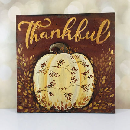 THANKFUL PUMPKIN SIGN