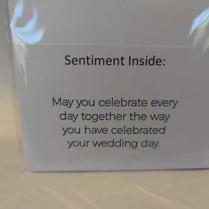 Wedding Card Regal Winter Night of Navy