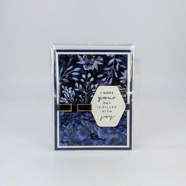 Wedding Card Regal Winter Night of Navy