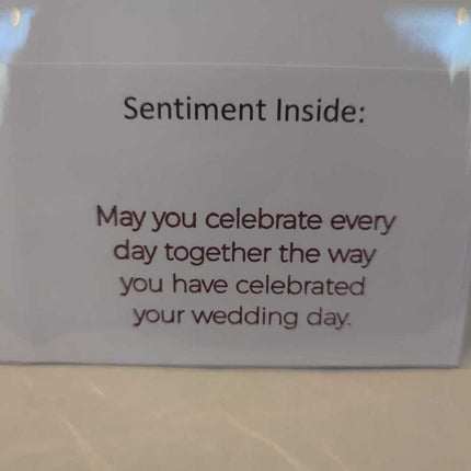 Wedding Card Regal Winter Blackberry Bliss