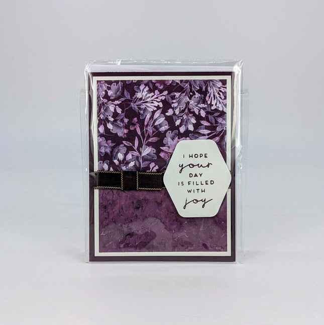 Wedding Card Regal Winter Blackberry Bliss