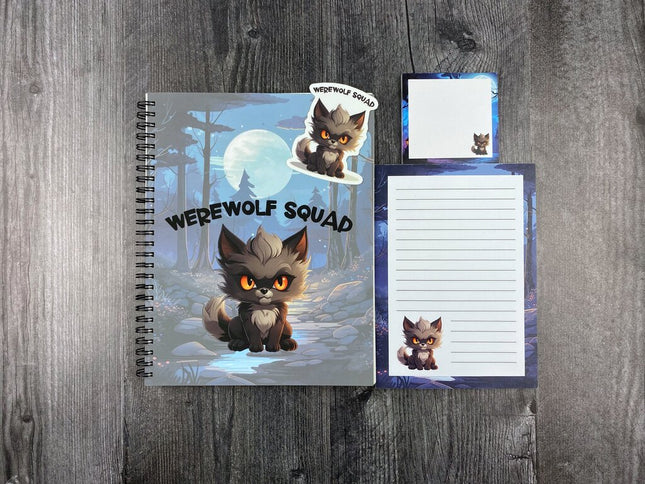 Werewolf Squad Stationery Set