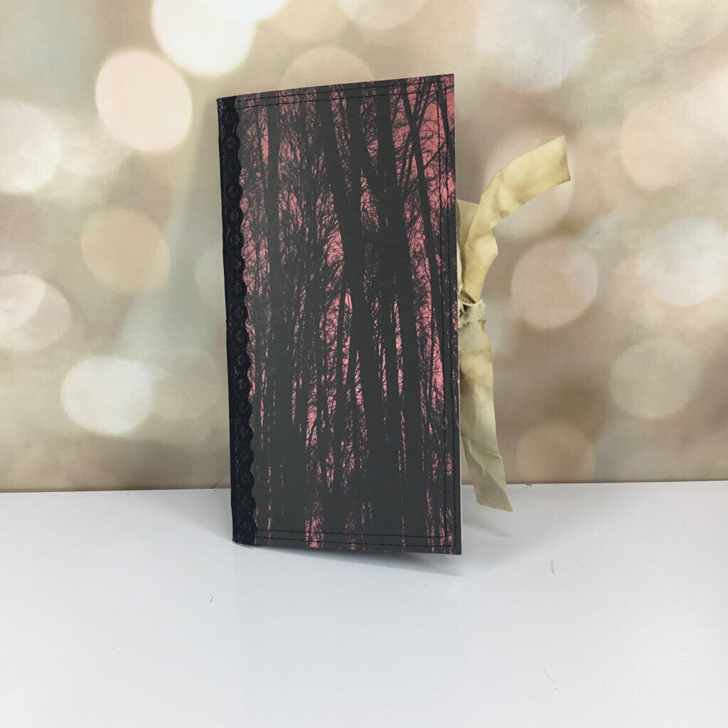 Halloween Woods handmade journal