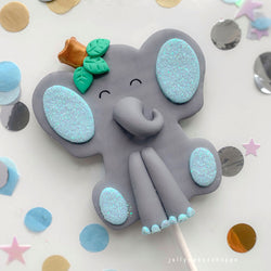 ELEPHANT CAKE TOPPER SET FOR BOY - view 4