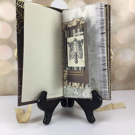 Halloween Golden Web handmade journal