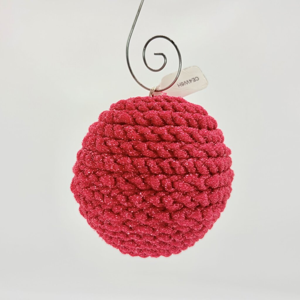 Christmas ornament red sparkle