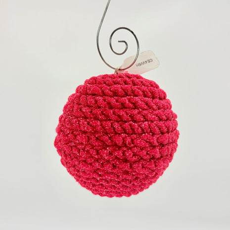 Christmas ornament red sparkle