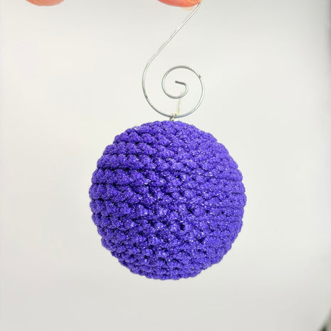 Christmas ornament purple