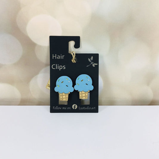 Hair Clips Ice-cream