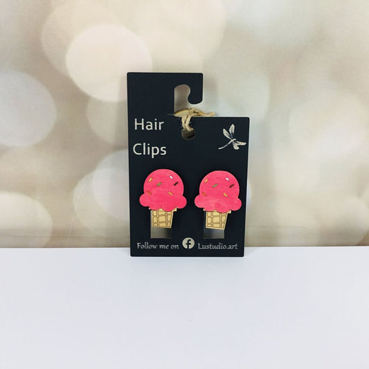 Hair Clips Ice-cream