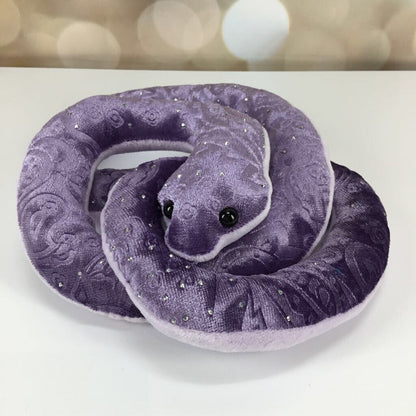 Purple Gem Snake Plushie