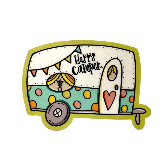 Happy Camper Sticker