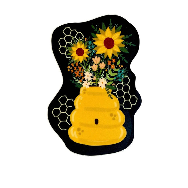 Beehive Bouquet Sticker