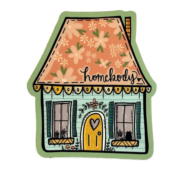 Homebody House Sticker
