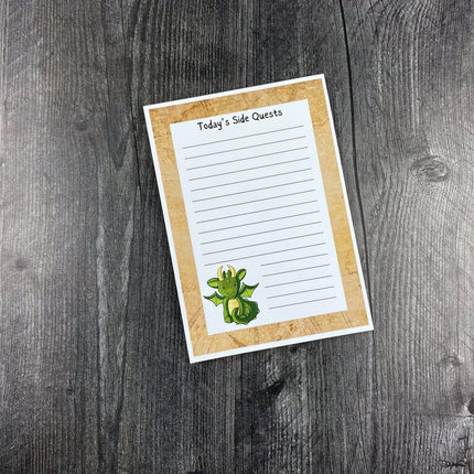 Doing Side Quests 5x7 Notepad