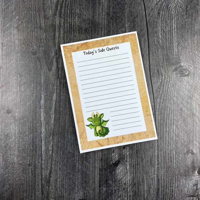 Doing Side Quests 5x7 Notepad