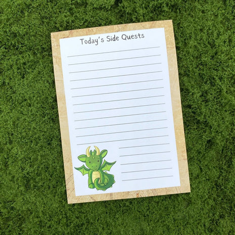 Doing Side Quests 5x7 Notepad