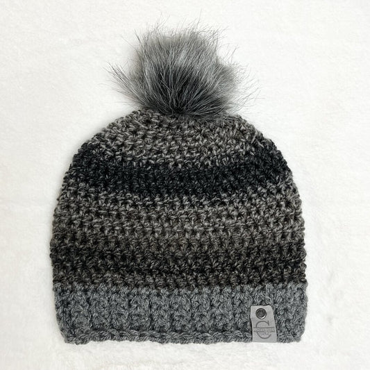 Pom Pom Hat - Onyx