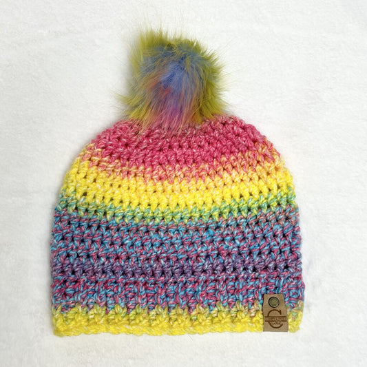 Pom Pom Hat - Saltwater Taffy