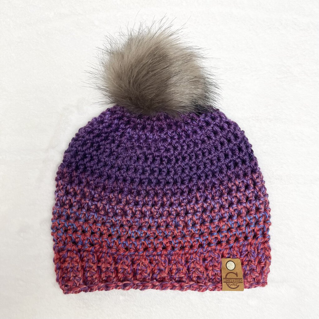 Wool Pom Pom Hat - Galentine