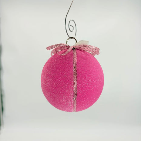 Pink Shimmer Christmas Ornament