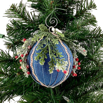 Denim Christmas Ornament