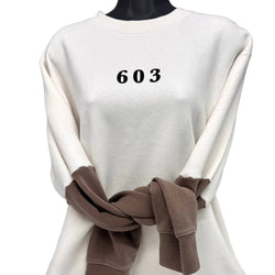 603 White Crewneck - view 2