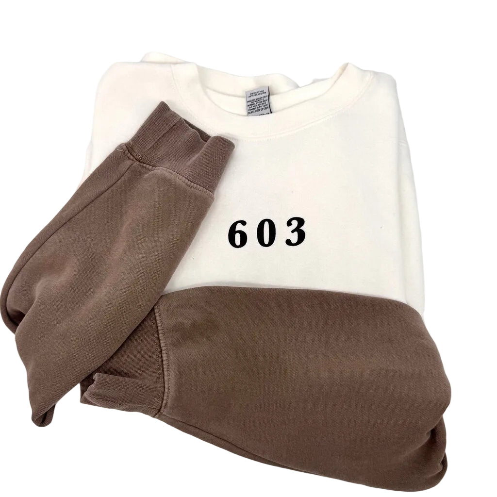 603 White Crewneck