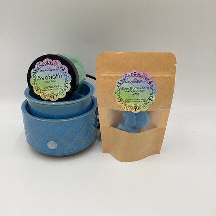 3 in 1 Warmer & Soy Melts Set - Blue