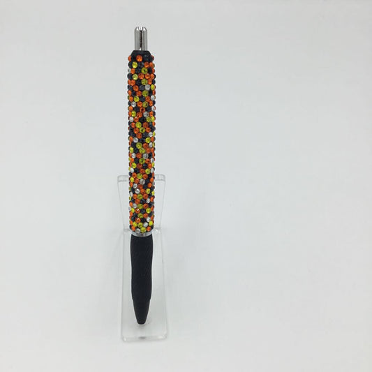 Monarch Butterfly Mix Grip Rhinestone Pen