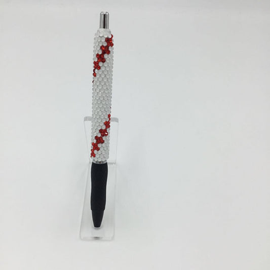 Baseball Grip Rhinestone Pen