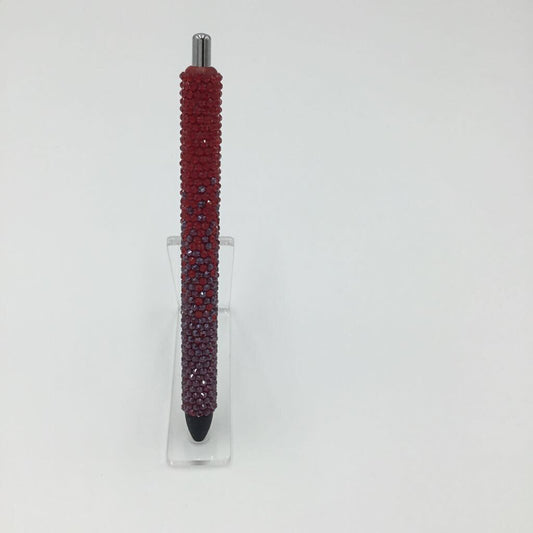 Red Ombre Full Rhinestone Pen