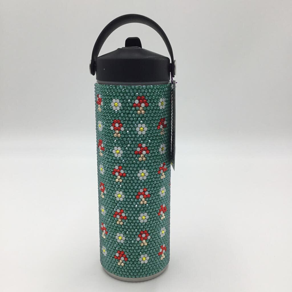 Mushroom & Daisy Rhinestone 24oz Hydrosport Tumbler