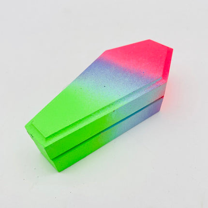 Bruja lipgloss ( coffin case) rainbow glitter