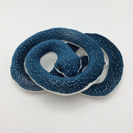 Teal Sparkle Snake Plushie