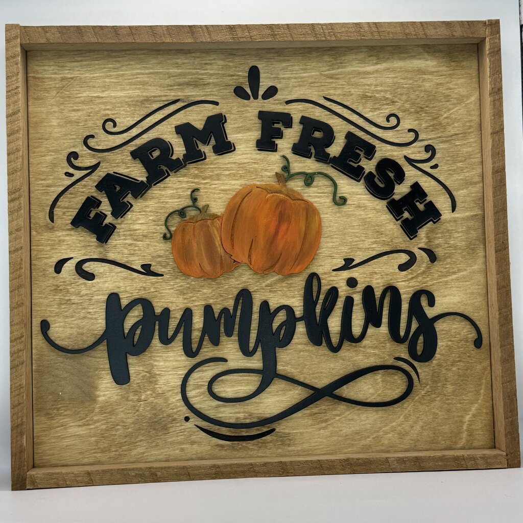 Farm Fresh Pumpkins Sign