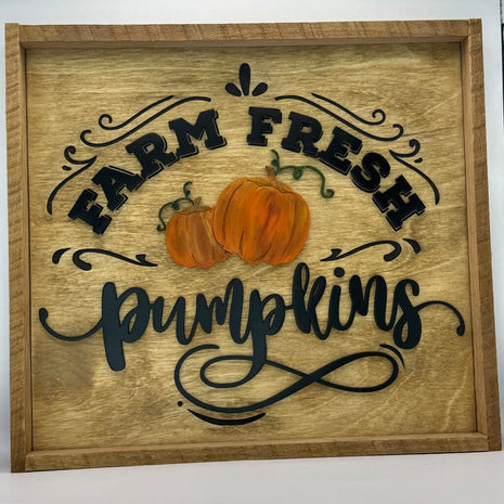 Farm Fresh Pumpkins Sign