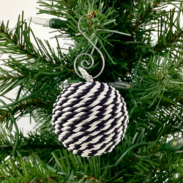 mini ornament black and white