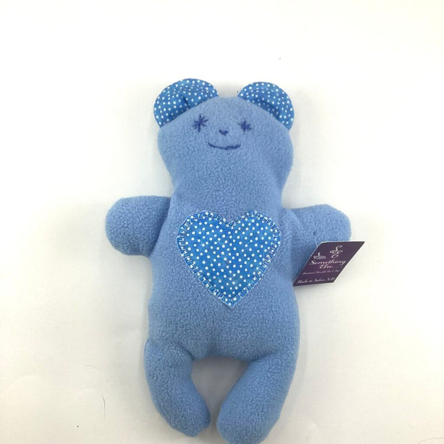 Teddy bear Lt. blue w/polka dot