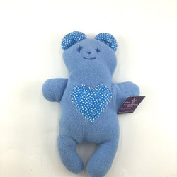 Teddy bear Lt. blue w/polka dot - view 1