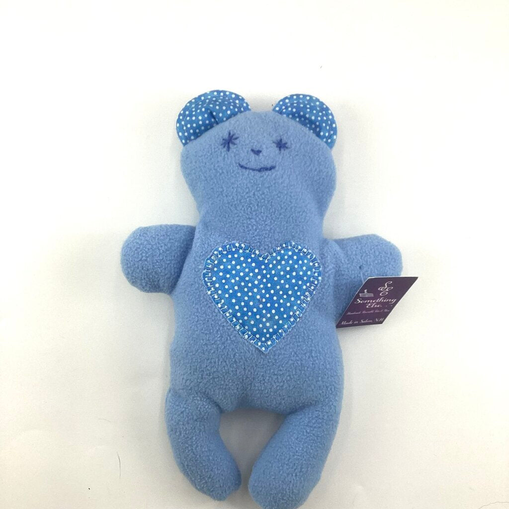 Teddy bear Lt. blue w/polka dot