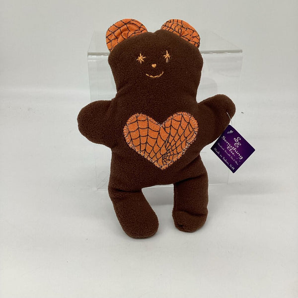 Teddy bear brown w/ spider web