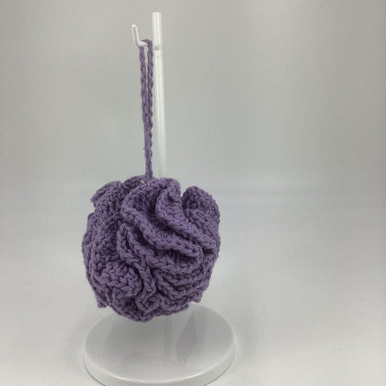 Cotton loofah purple